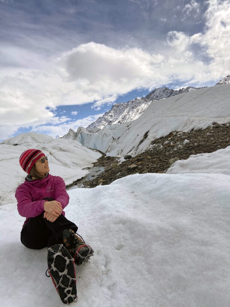 Find your inner peace while taking in the magnificence of Alaska's Matanuska Glacier.