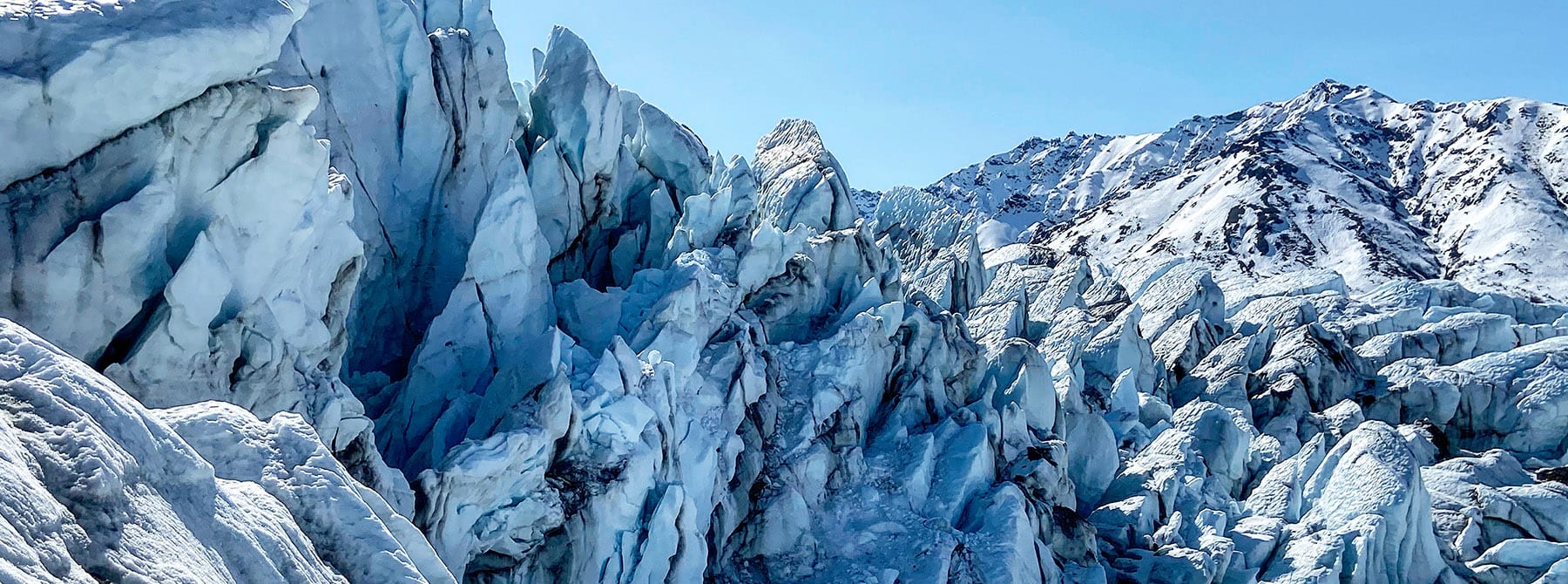 Take a tour of Alaska's Matanuska Glacier with guided glacier tours just 2.5 majestic hours north of Anchorage, Alaska.