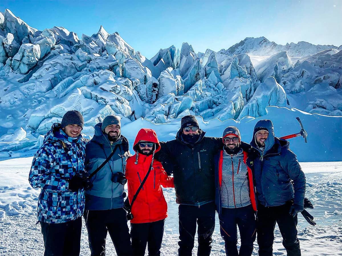 winter tours of the matanuska glacier near anchorage alaska